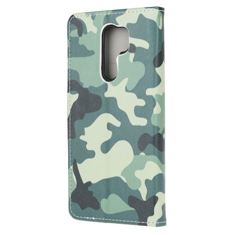 Leren Hoesje voor Xiaomi Redmi 9 Camouflage