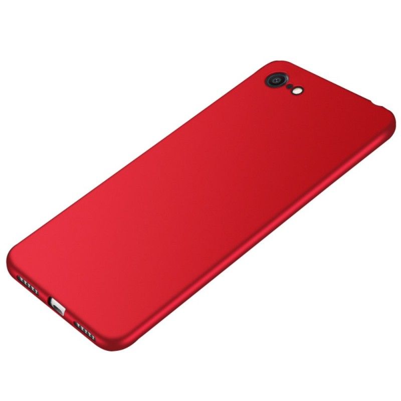 Cover Hoesje iPhone 7 / 8 / SE 2 Rood Telefoonhoesje Ultrafijne Matte Nxe