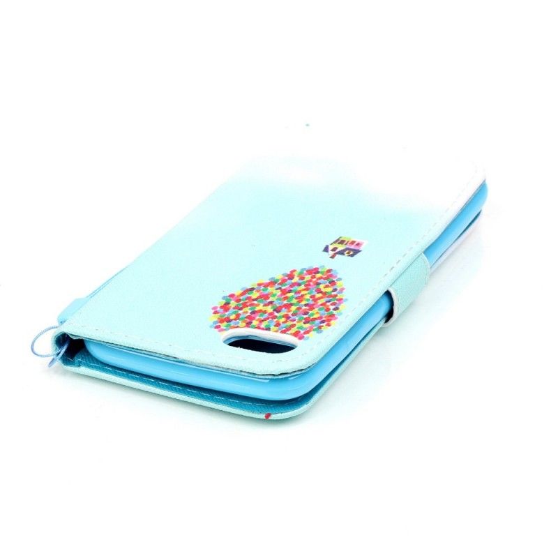 Flip Case Leren iPhone 7 / 8 / SE 2 Daarboven