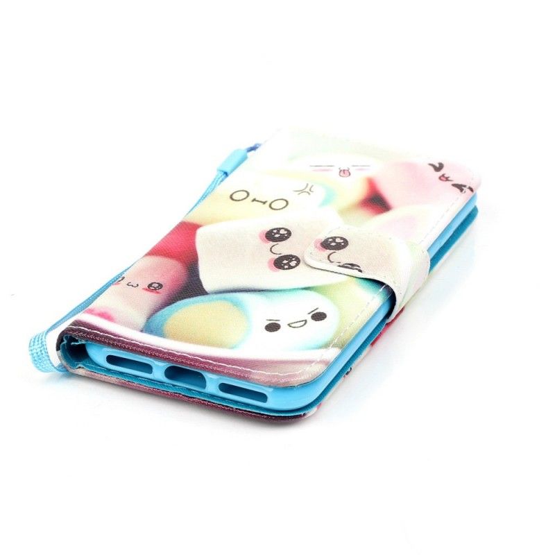 Flip Case Leren iPhone 7 / 8 / SE 2 Marshmallows