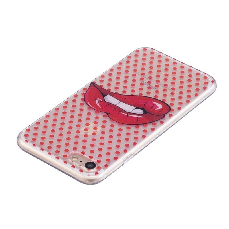 Hoesje iPhone 7 / 8 / SE 2 Gebeten Lippen