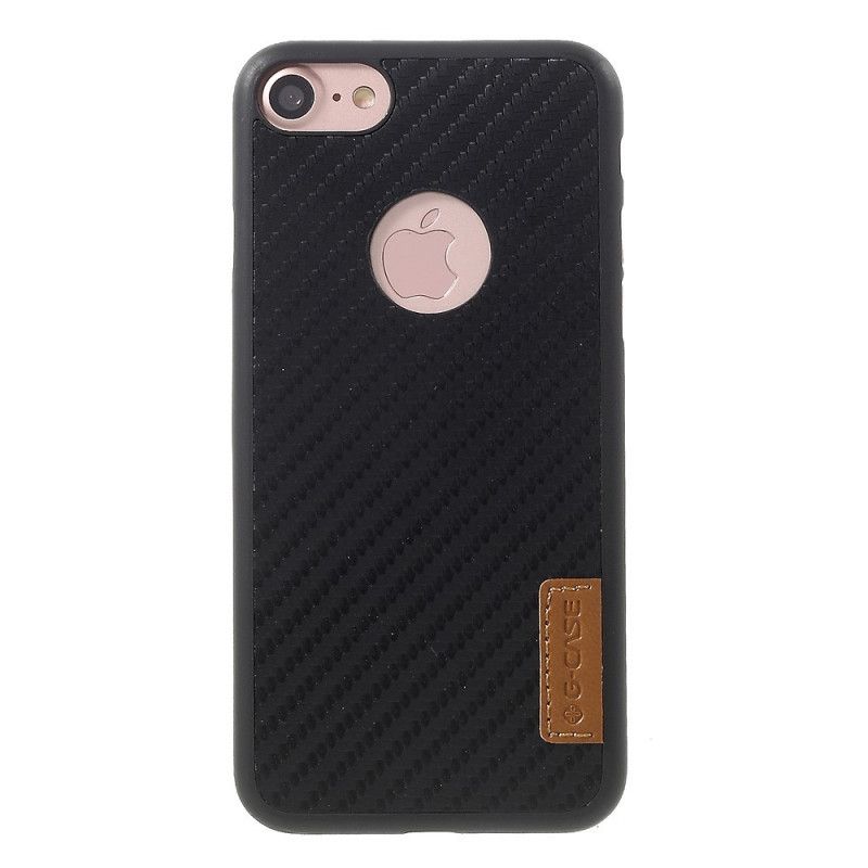 Hoesje voor iPhone 7 / 8 / SE 2 Grijs Zwart G-Case Lederen Stijlen