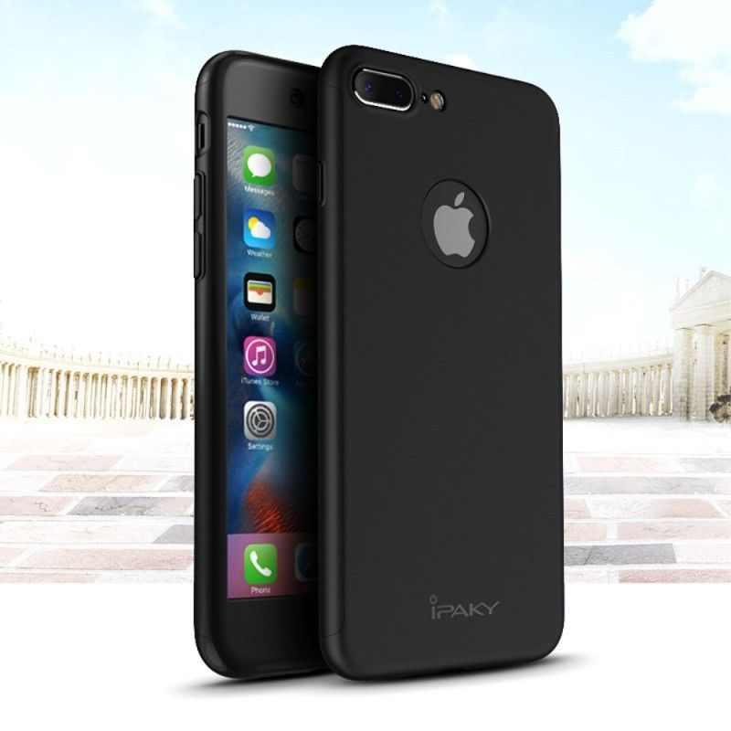 Hoesje voor iPhone 7 / 8 / SE 2 Rood Zwart Aluminium Serie