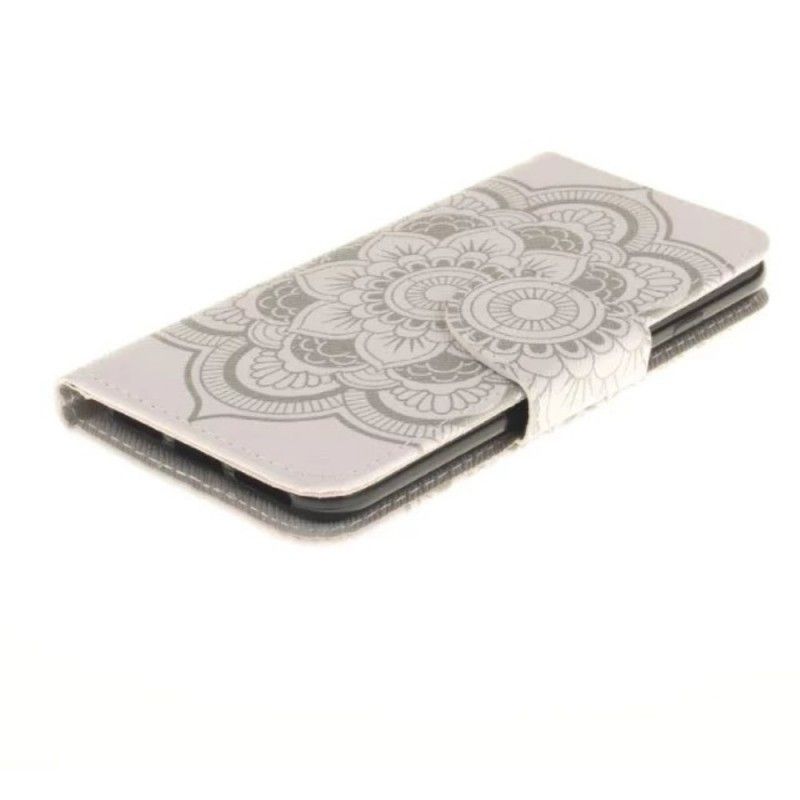 Leren Hoesje iPhone 7 / 8 / SE 2 Telefoonhoesje Lotus Mandala