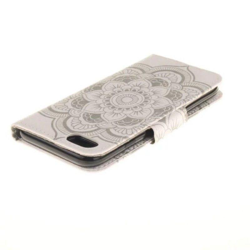 Leren Hoesje iPhone 7 / 8 / SE 2 Telefoonhoesje Lotus Mandala