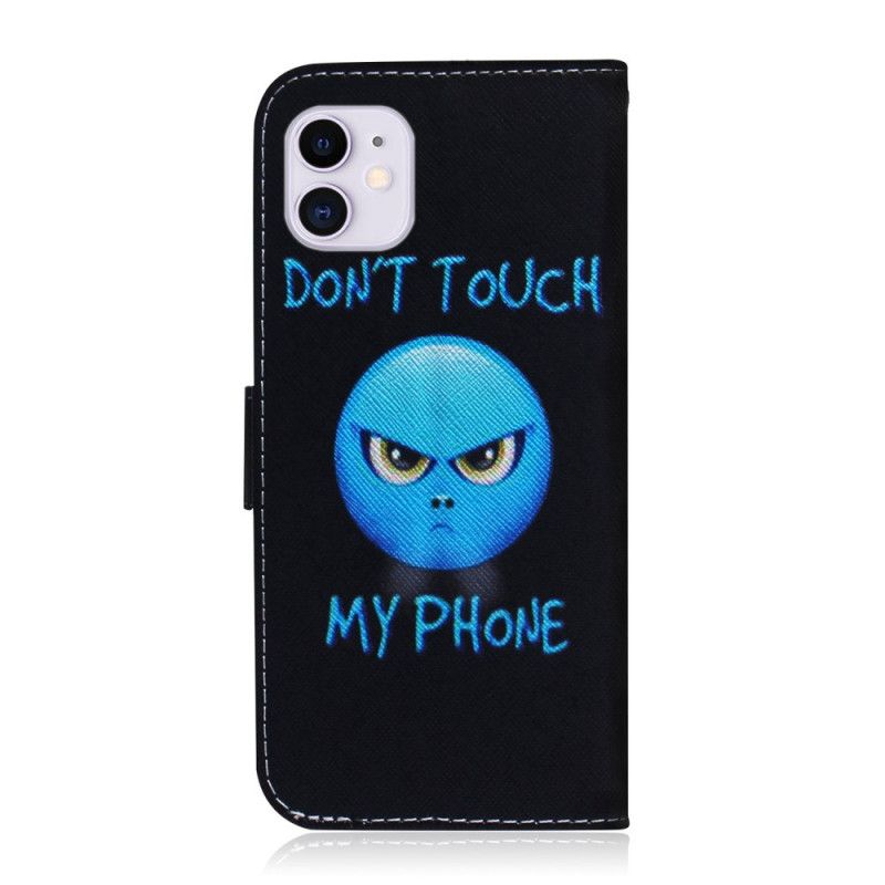 Leren Hoesje iPhone 12 Mini Emoji-Telefoon