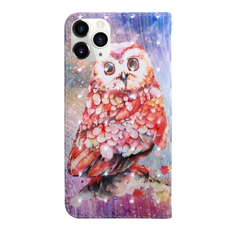 Leren Hoesje voor iPhone 12 Mini Ontkiemen Van De Uil