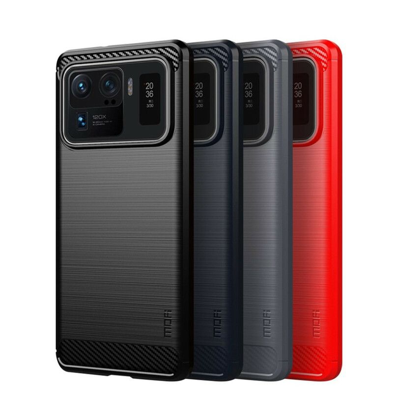 Case Hoesje Xiaomi Mi 11 Ultra Telefoonhoesje Geborsteld Koolstofvezel Mofi