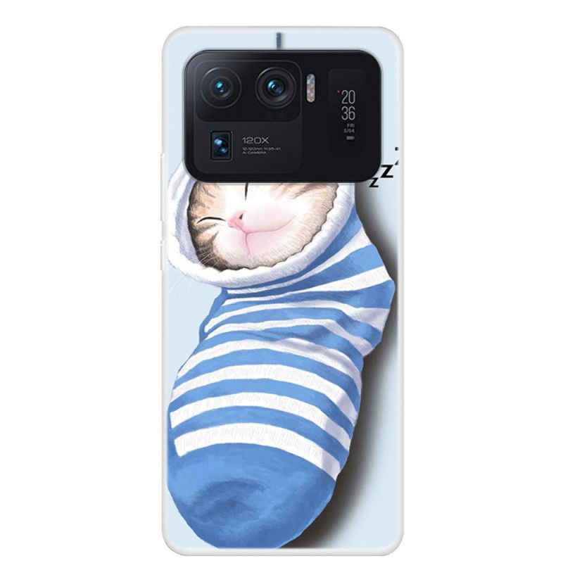 Case Hoesje Xiaomi Mi 11 Ultra Telefoonhoesje Slapende Kitten