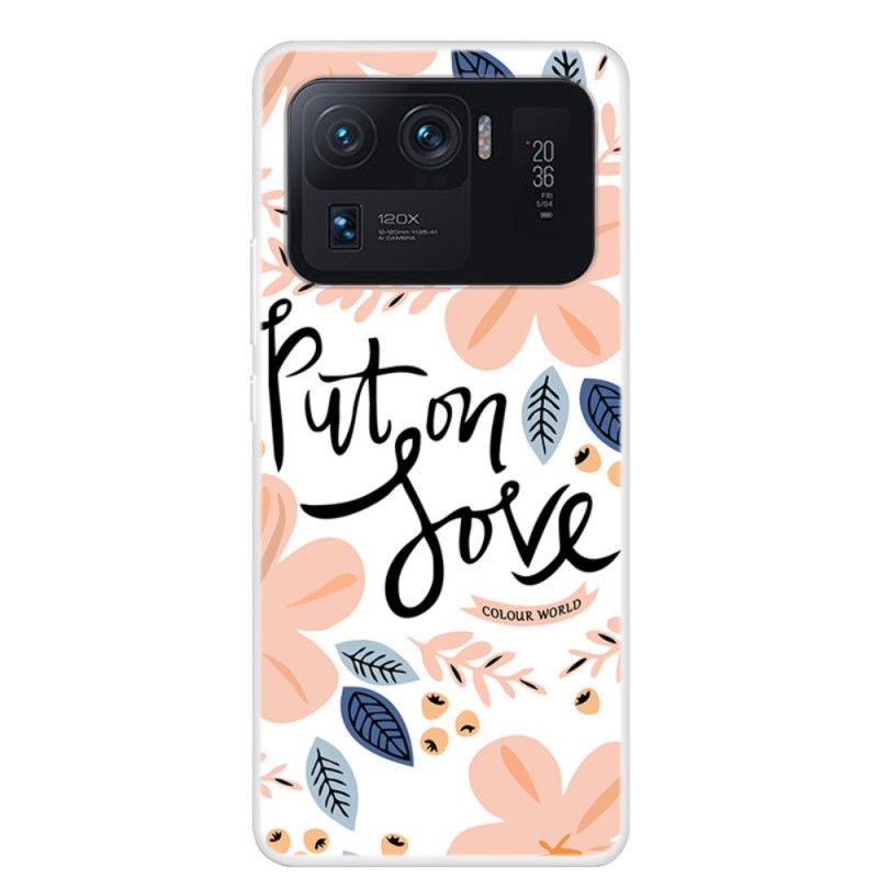 Case Hoesje Xiaomi Mi 11 Ultra Telefoonhoesje Zet Op Liefde