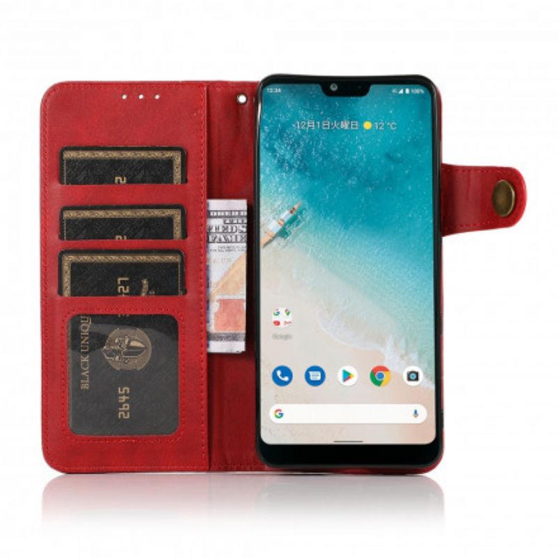 Flip Case Leren Xiaomi Mi 11 Ultra Kunstleer Knoop Khazneh