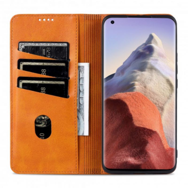 Folio-hoesje Xiaomi Mi 11 Ultra Telefoonhoesje Azns Lederen Stijl