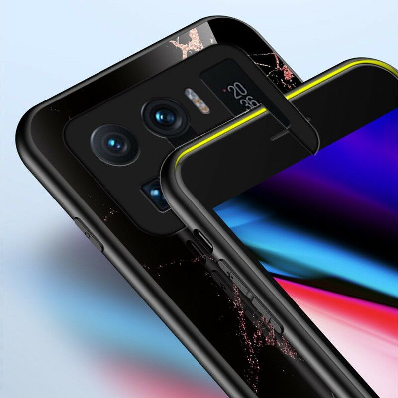 Hoesje Xiaomi Mi 11 Ultra Marmerkleuren Gehard Glas