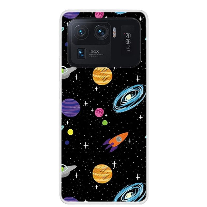 Hoesje Xiaomi Mi 11 Ultra Planeet Galaxy Bescherming Hoesje