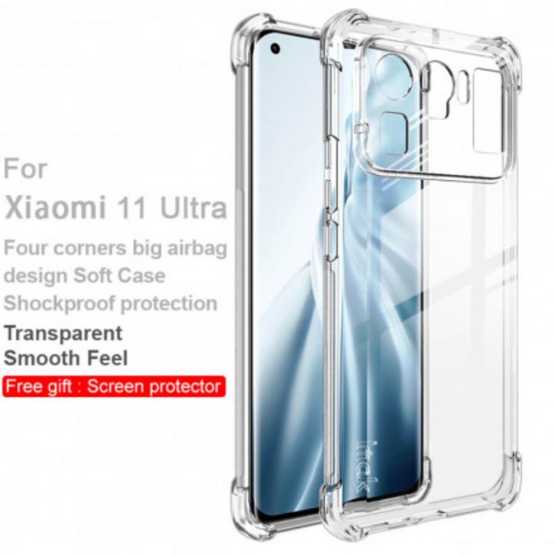 Hoesje Xiaomi Mi 11 Ultra Transparant Zijdeachtig Imak