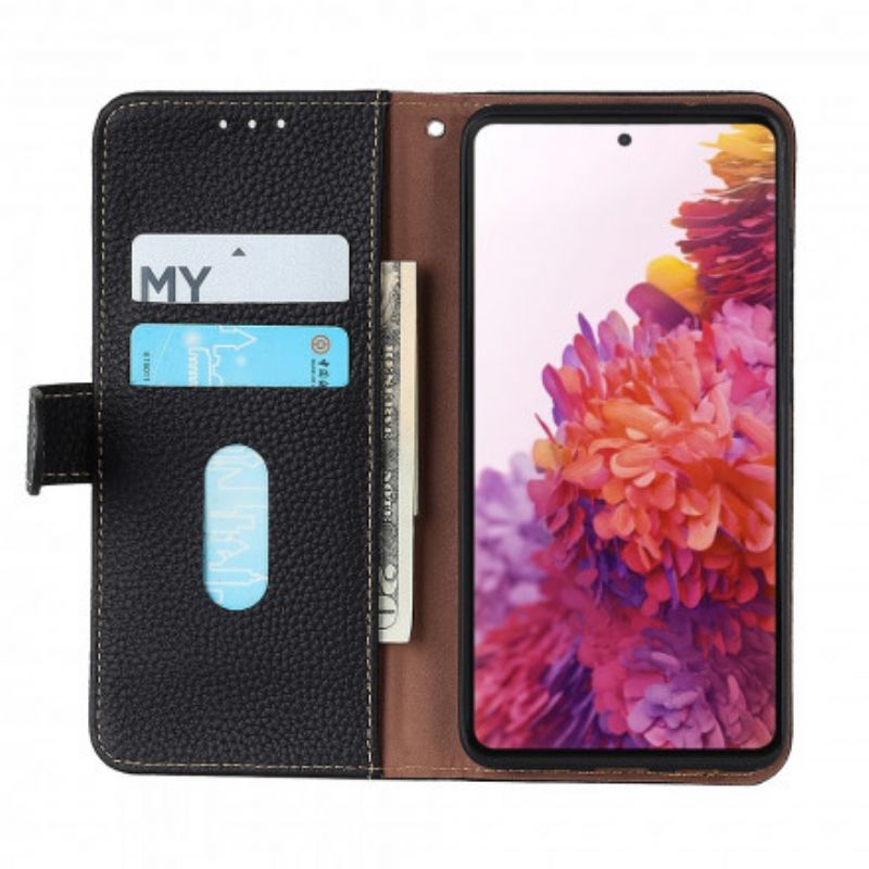 Leren Hoesje Xiaomi Mi 11 Ultra Litchi Khazneh Leer Bescherming Hoesje