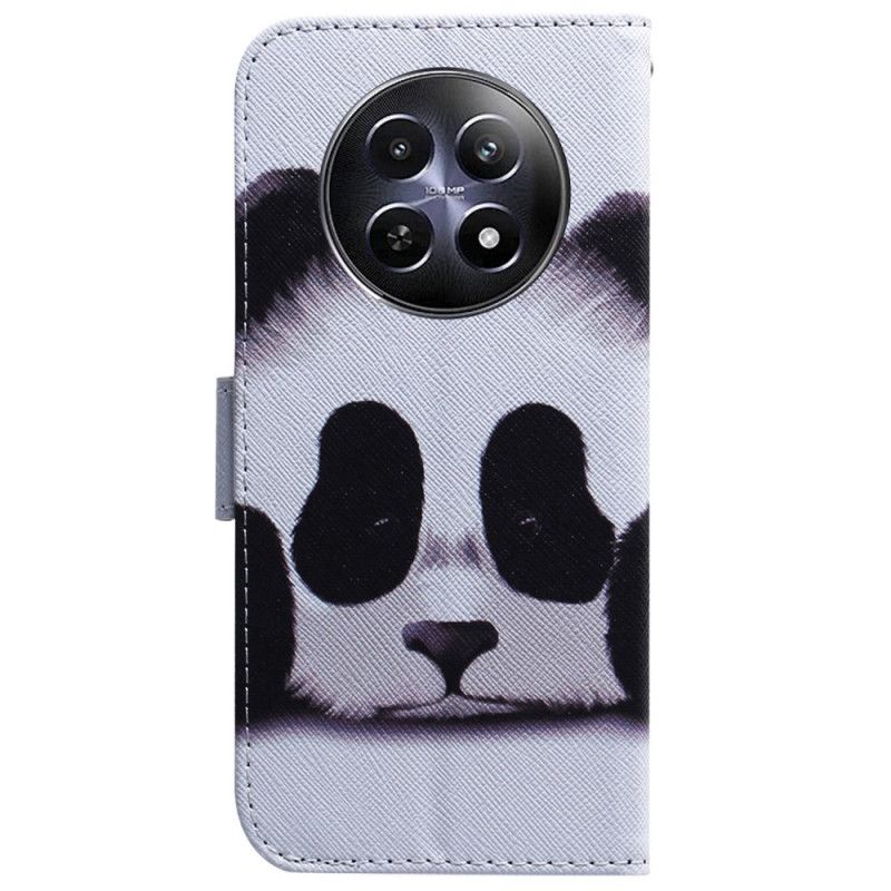 Leren Hoesje Voor Realme 12 / 12x 5g Panda