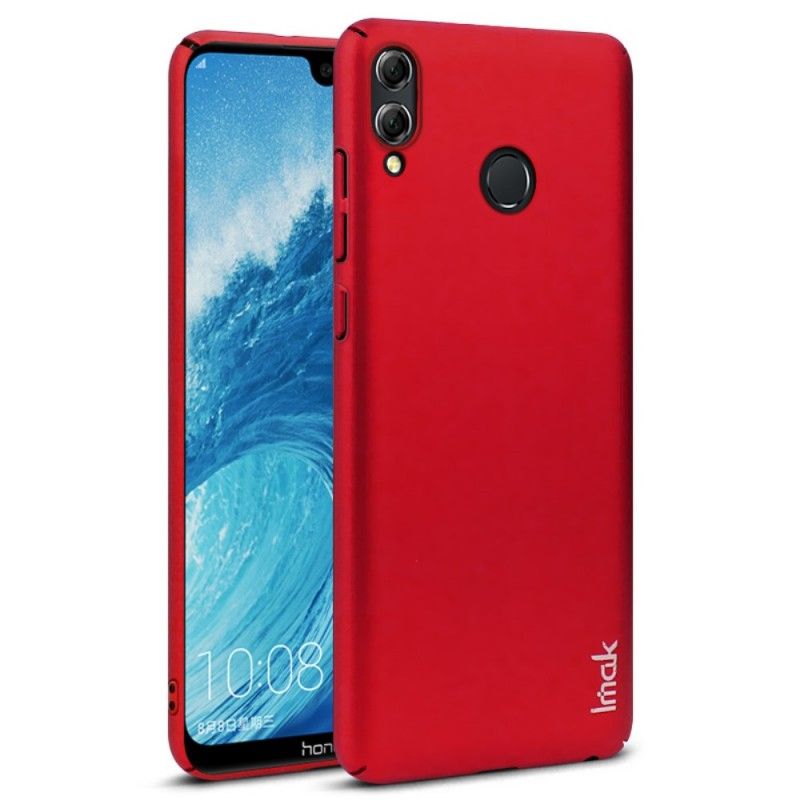 Hoesje voor Honor 8X Rood Zwart Zijde Serie