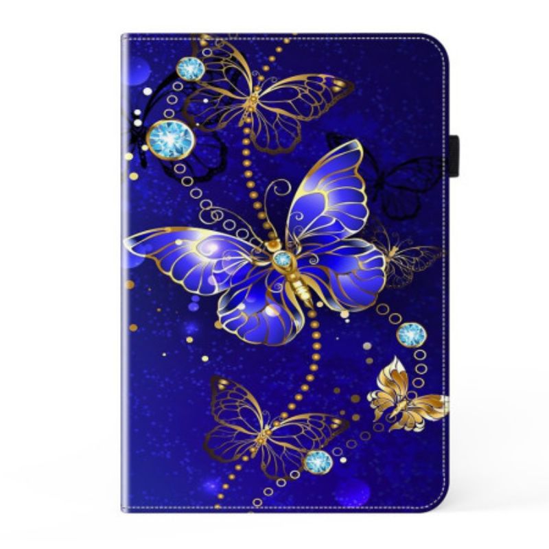 Cover Samsung Galaxy Tab S9 Fe Plus Diamanten Vlinder