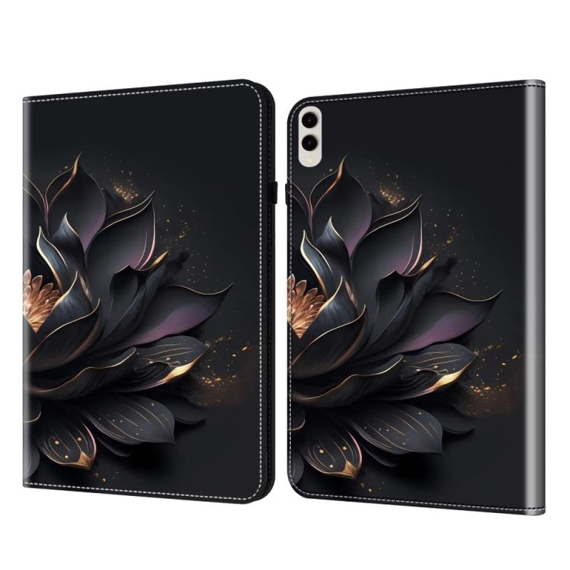 Cover Samsung Galaxy Tab S9 Fe Plus Paarse Lotus Bescherming Hoesje