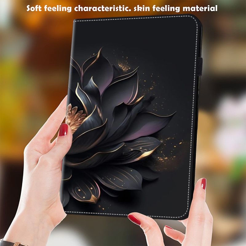 Cover Samsung Galaxy Tab S9 Fe Plus Paarse Lotus Bescherming Hoesje