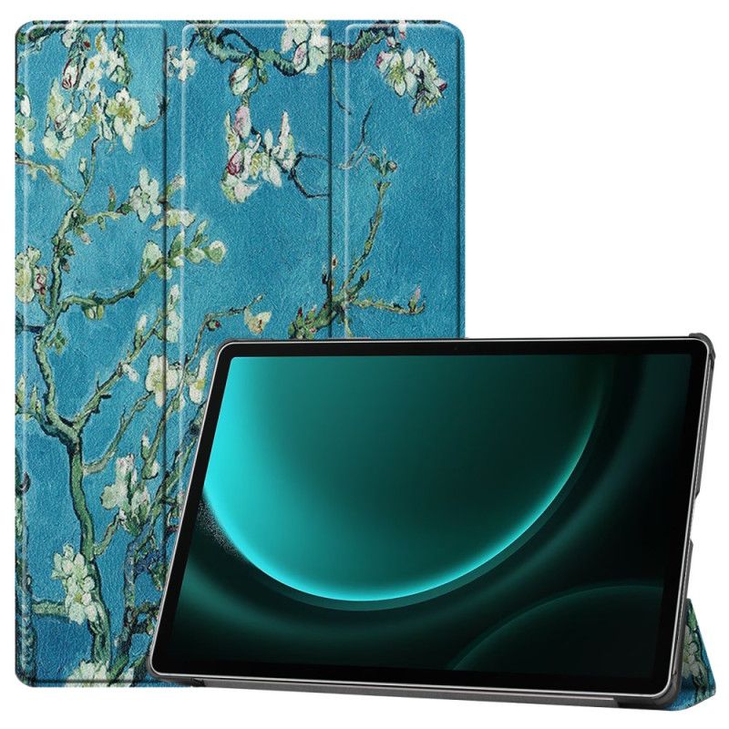 Samsung Galaxy Tab S9 Fe Plus Stylushouder Met Abrikozenbloemen