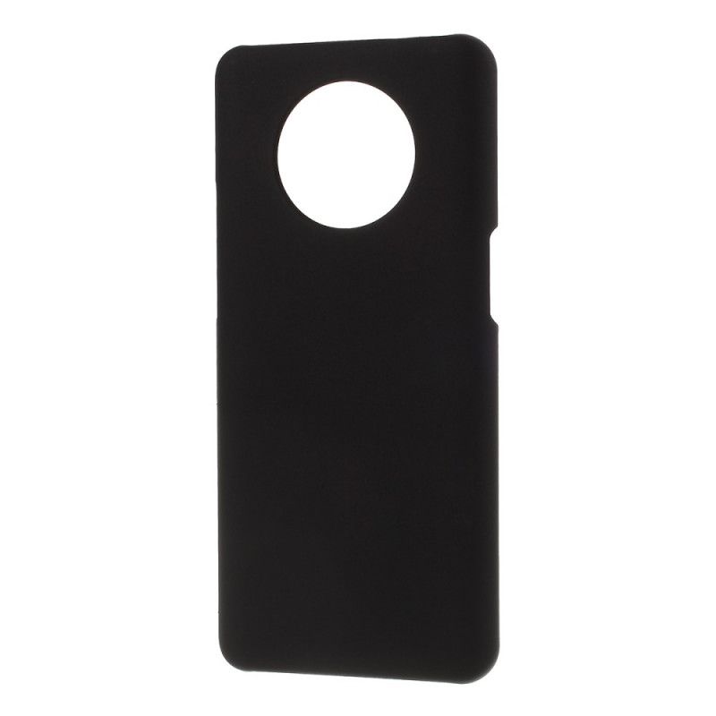 Cover Hoesje OnePlus 7T Wit Zwart Telefoonhoesje Rubber Plus