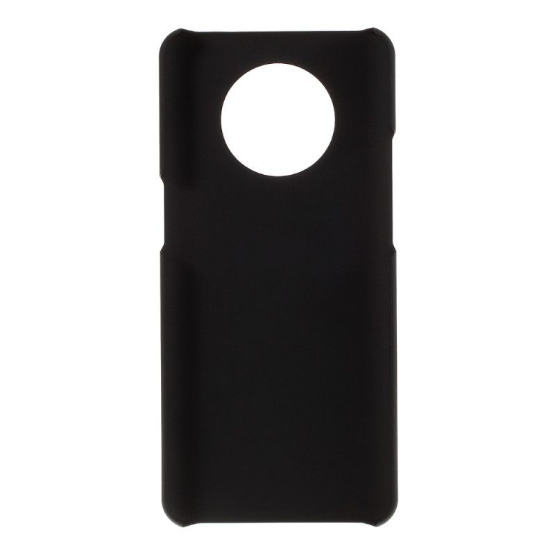 Cover Hoesje OnePlus 7T Wit Zwart Telefoonhoesje Rubber Plus