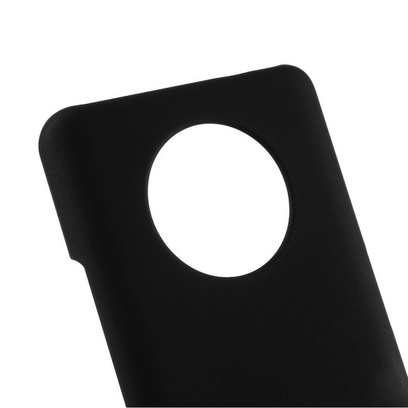 Cover Hoesje OnePlus 7T Wit Zwart Telefoonhoesje Rubber Plus