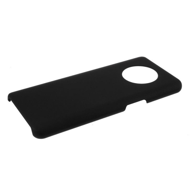 Cover Hoesje OnePlus 7T Wit Zwart Telefoonhoesje Rubber Plus