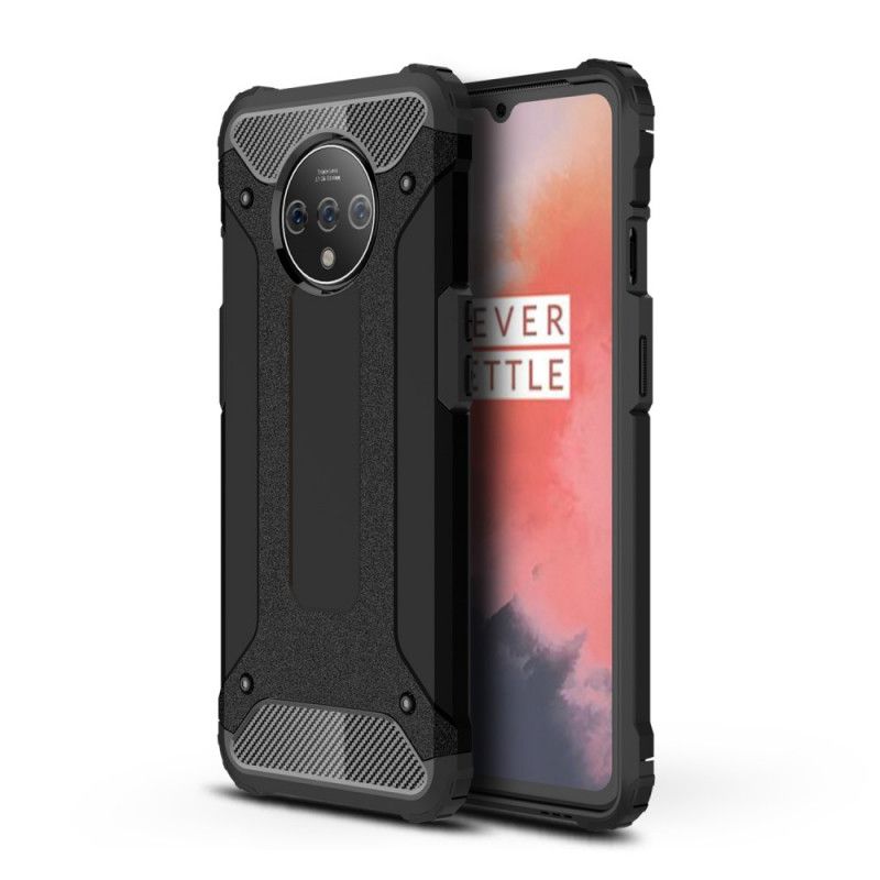 Hoesje OnePlus 7T Rood Zwart Overlevende