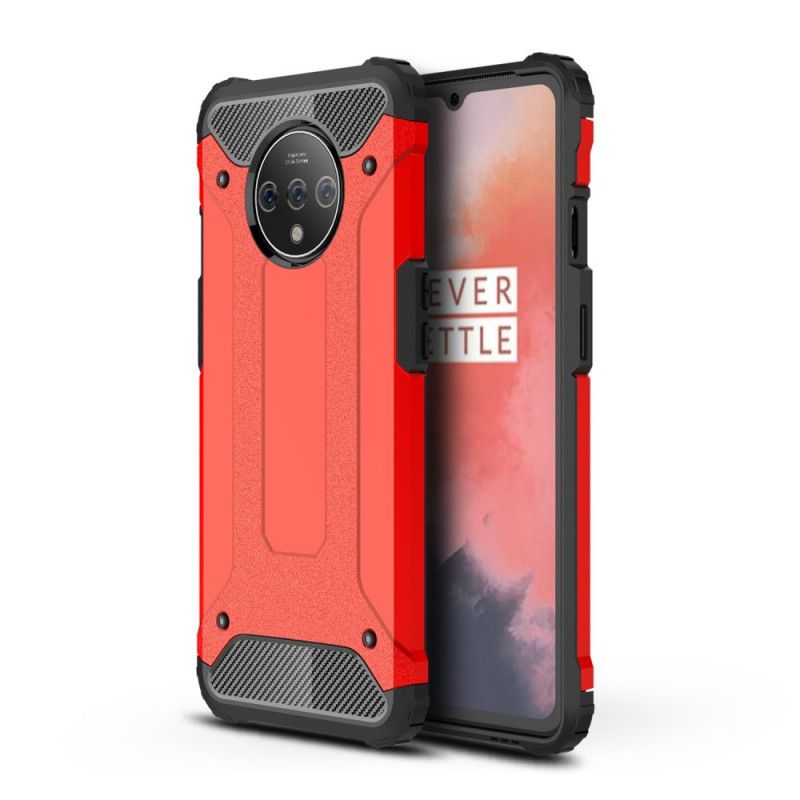 Hoesje OnePlus 7T Rood Zwart Overlevende