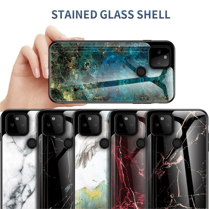 Hoesje Voor Google Pixel 5a 5g Premium Kleuren Gehard Glas