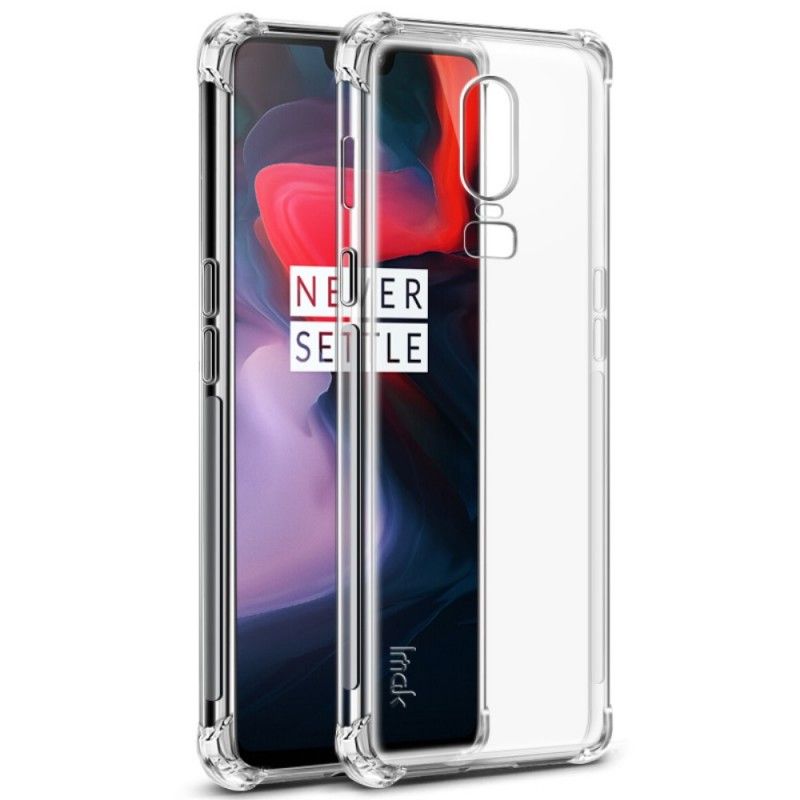 Hoesje voor OnePlus 6 Transparant Imak Huidgevoel