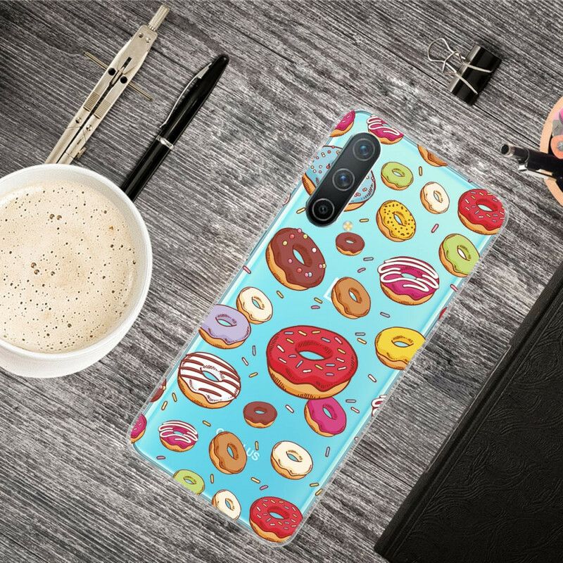 Case Hoesje Oneplus Nord Ce 5g Telefoonhoesje Liefde Donuts