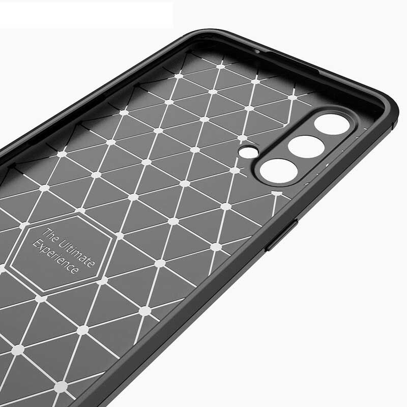 Cover Hoesje Oneplus Nord Ce 5g Telefoonhoesje Geborstelde Koolstofvezel