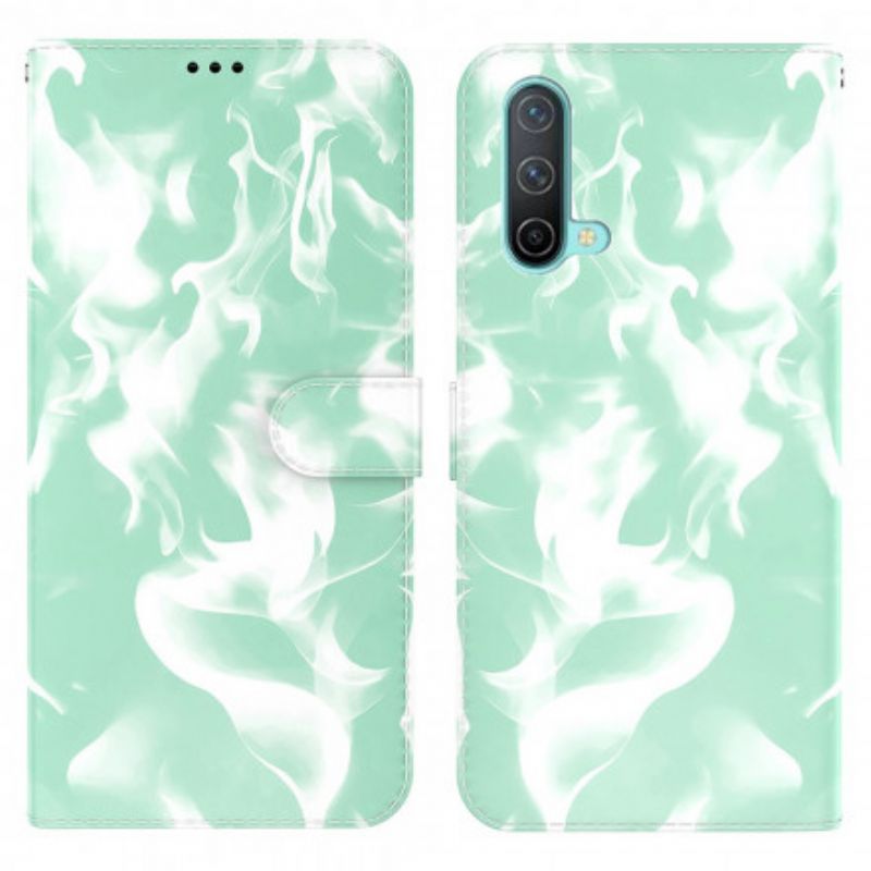 Flip Case Leren Oneplus Nord Ce 5g Abstract Patroon