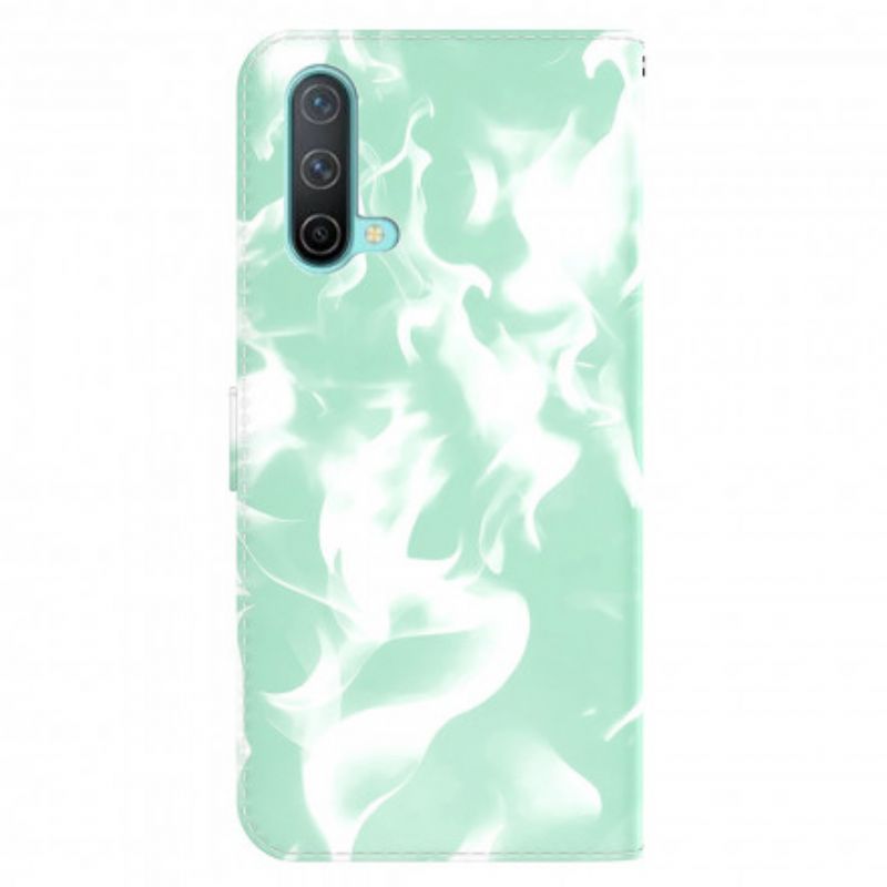 Flip Case Leren Oneplus Nord Ce 5g Abstract Patroon