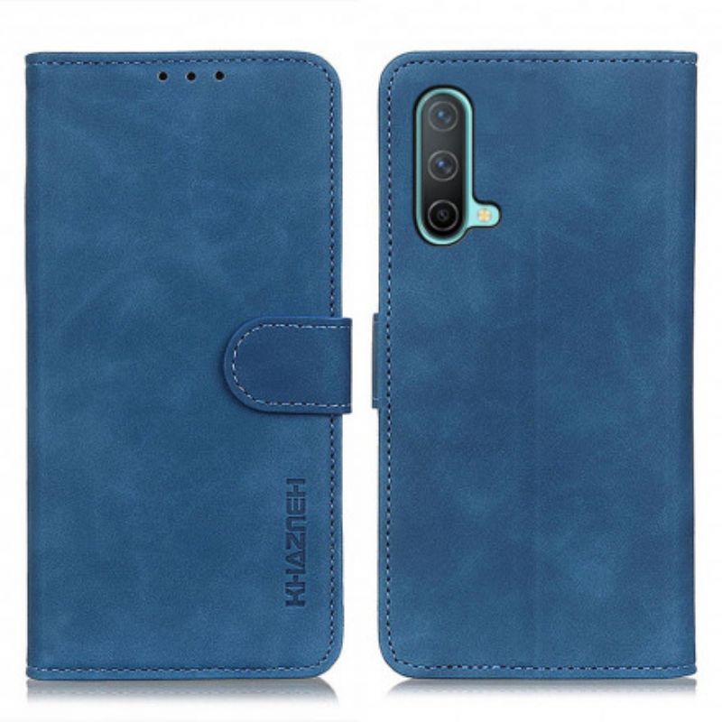 Flip Case Leren Oneplus Nord Ce 5g Khazneh Vintage Leereffect