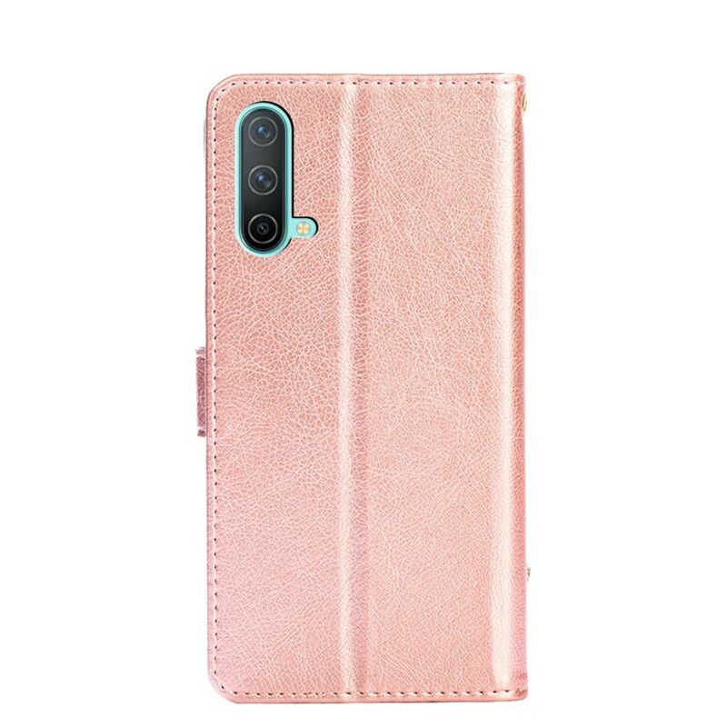 Flip Case Leren Oneplus Nord Ce 5g 5g Portemonnee Met Rits