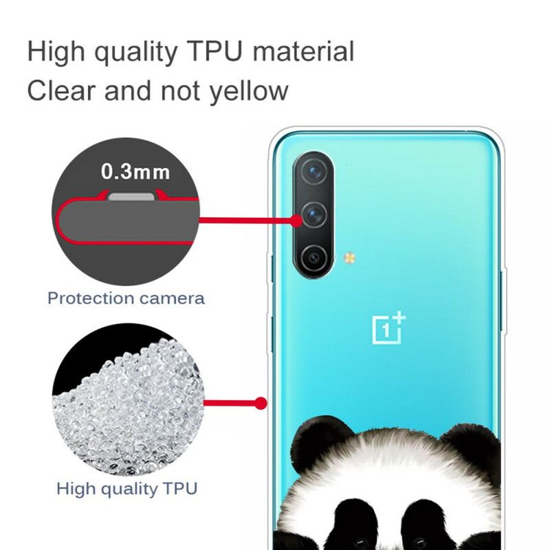 Hoesje Oneplus Nord Ce 5g Transparante Panda Bescherming Hoesje