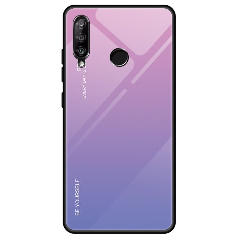 Cover Hoesje Huawei P Smart Plus 2019 Groen Rood Telefoonhoesje Gegalvaniseerde Kleur