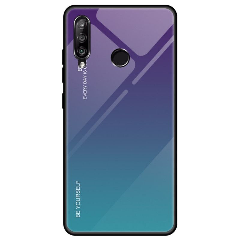 Cover Hoesje Huawei P Smart Plus 2019 Groen Rood Telefoonhoesje Gegalvaniseerde Kleur