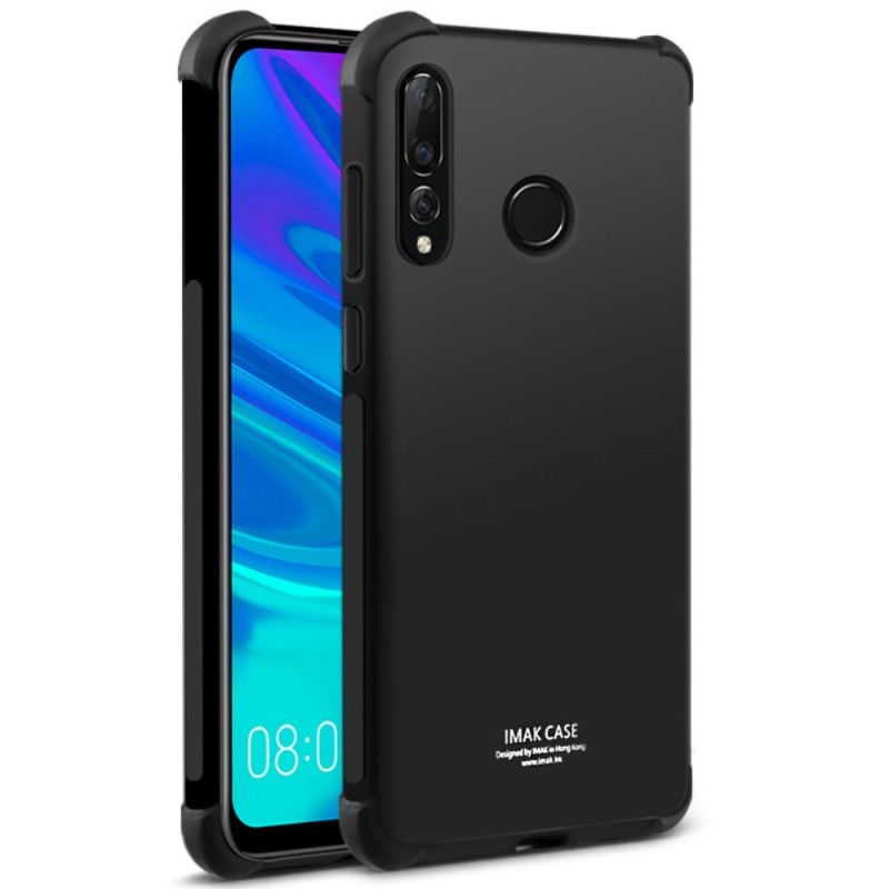 Hoesje Huawei P Smart Plus 2019 Grijs Zwart Met Imak-Schermfilm