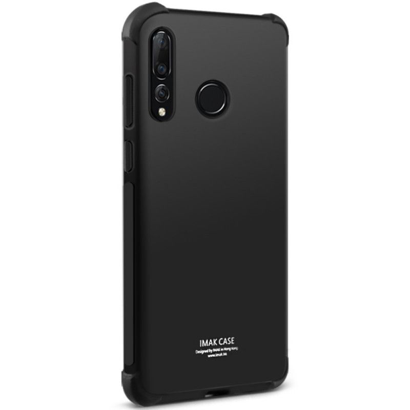 Hoesje Huawei P Smart Plus 2019 Grijs Zwart Met Imak-Schermfilm