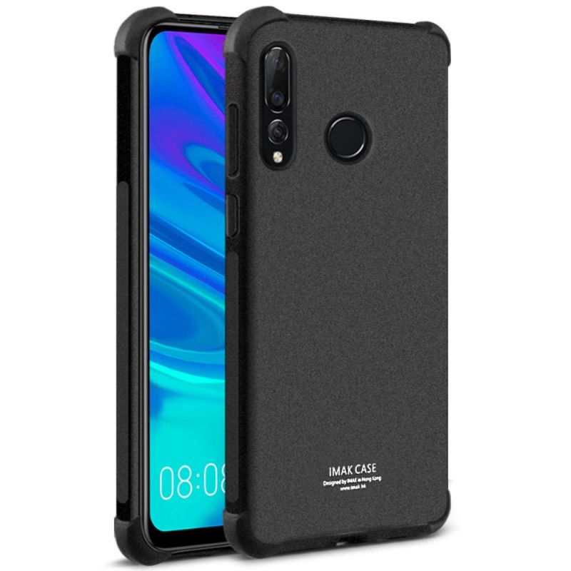 Hoesje Huawei P Smart Plus 2019 Grijs Zwart Met Imak-Schermfilm