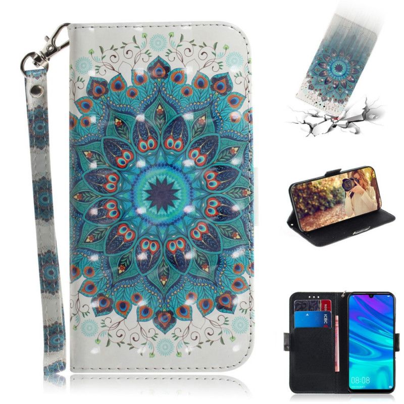 Leren Hoesje voor Huawei P Smart Plus 2019 Meesterlijke Mandala