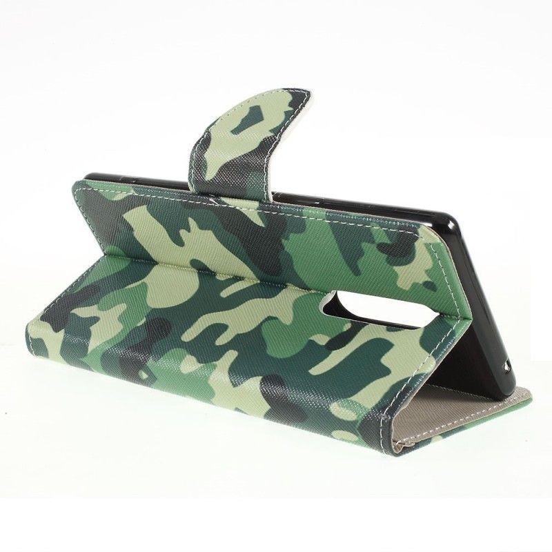 Cover Folio-hoesje Sony Xperia 1 Telefoonhoesje Militaire Camouflage