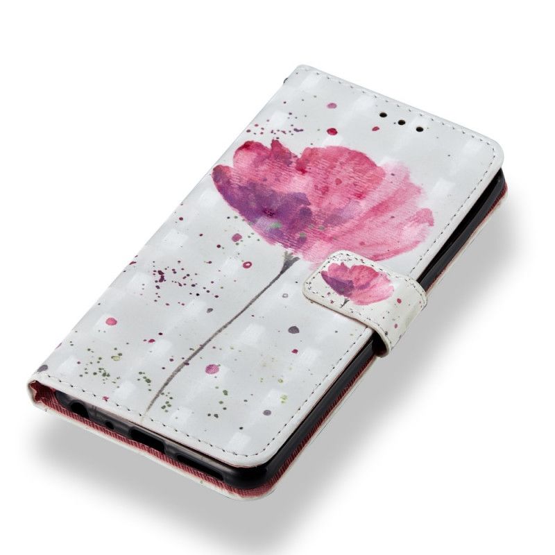 Cover Folio-hoesje Xiaomi Redmi Note 5 Telefoonhoesje Aquarel Klaproos