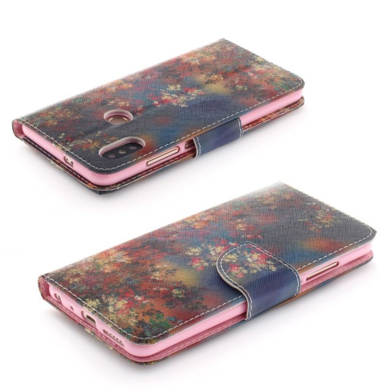 Cover Folio-hoesje Xiaomi Redmi Note 5 Telefoonhoesje Bloemenval